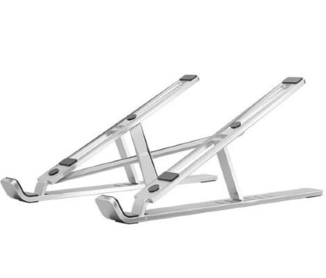 Portable aluminum laptop stand
