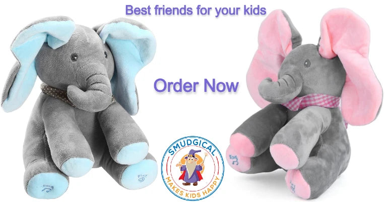 peek a boo elephant toy smudgical