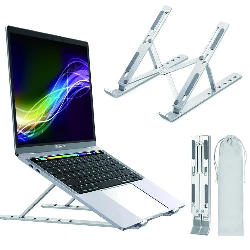 Aluminum laptop stand