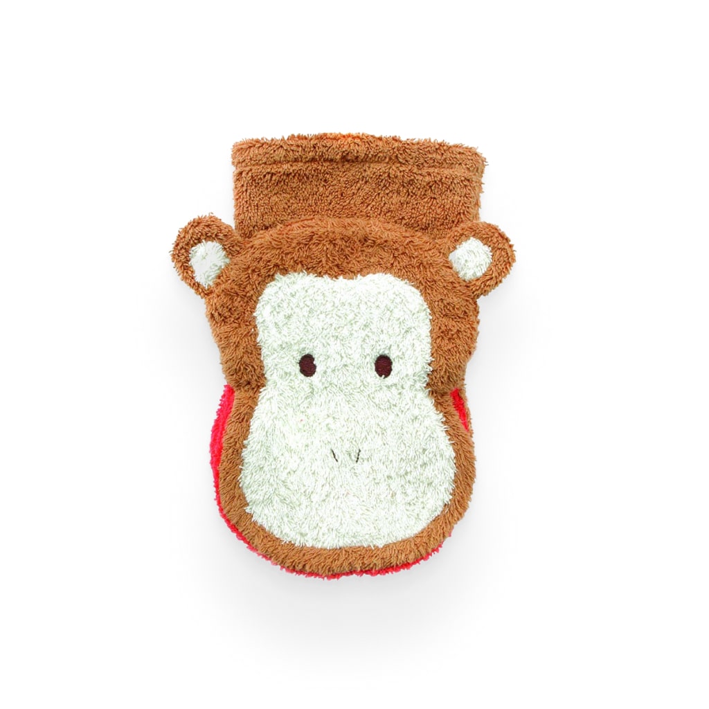 Organic Cotton Monkey Washcloth