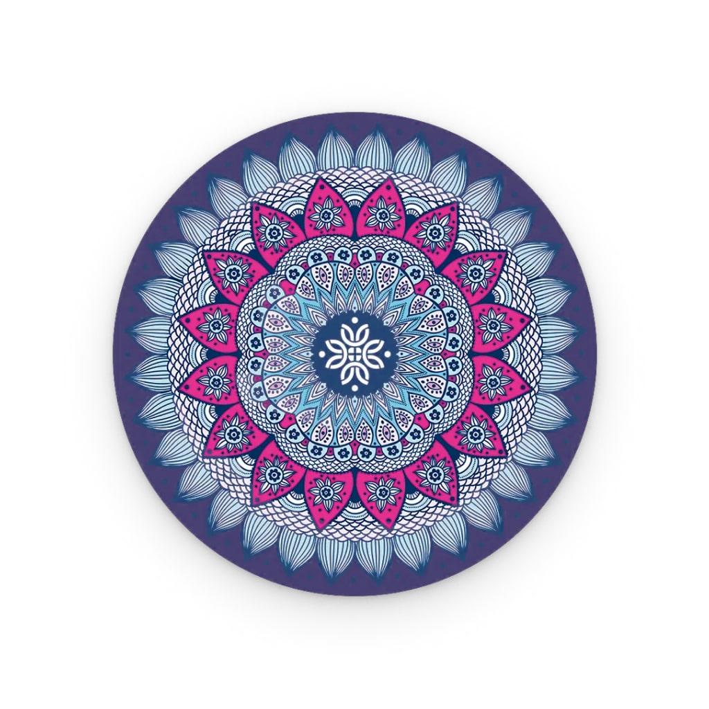 Round Suede Yoga Mat